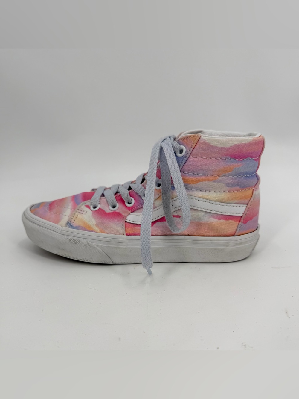 Vans Kids Size 2.5 Sk8-Hi Top Tie-Dye Sneakers Lace Up 751505 READ